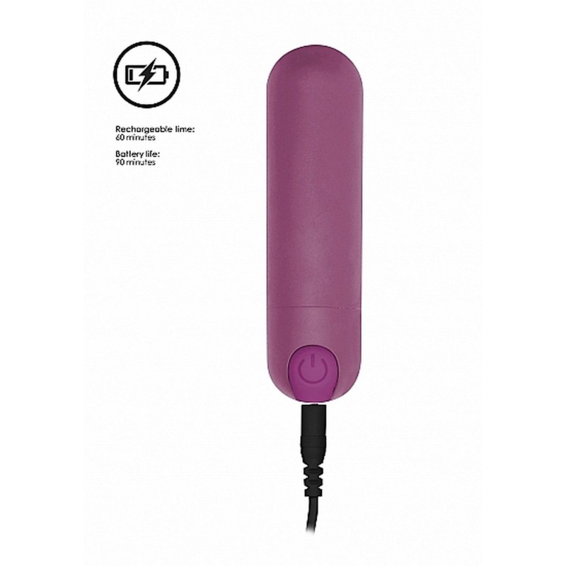 10 Speed Rechargeable Bullet - Purple